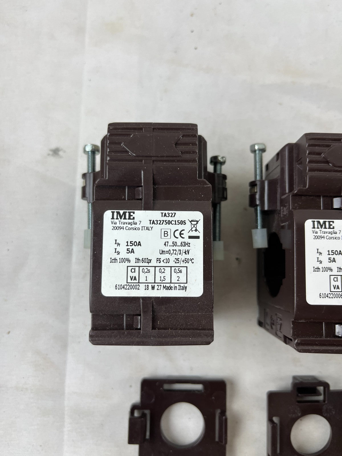 IME TA327 TA32750C150S Current Transformer 150/5A Class 0.2S Lot of 3 Used Spare