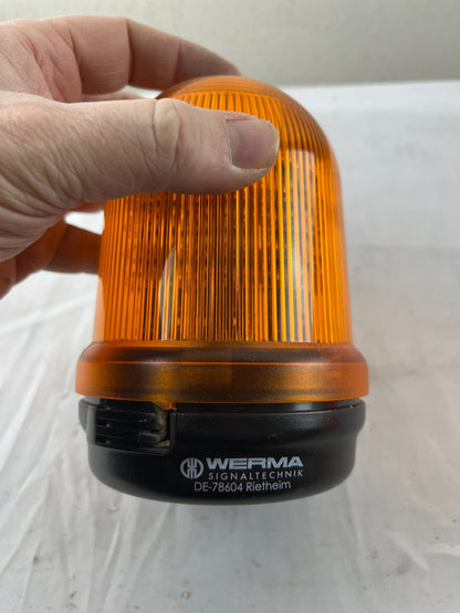 Werma Signaltechnik Amber Warning Beacon NEW Industrial Signal Light Germany