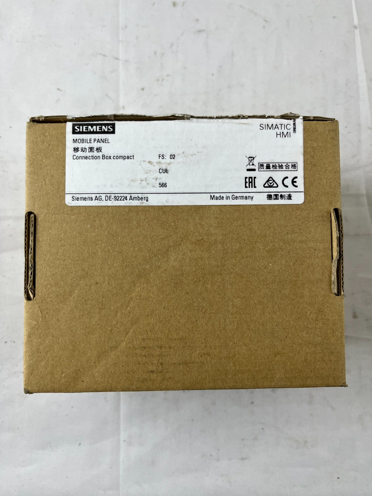 Siemens 6AV2125-2AE03-0AX0 SIMATIC HMI KTP Mobile Connection Box Compact New