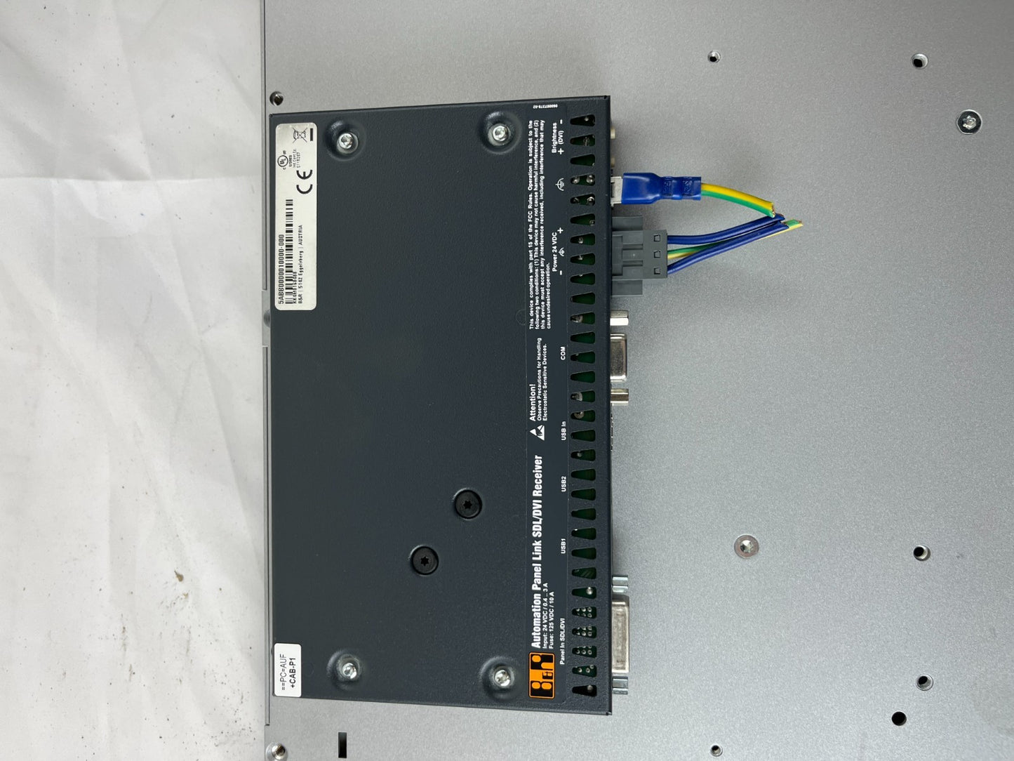 B&R Automation Panel AP933 TFT LCD 18.5" w/ SDI DVI Receiver 5AP933.1855-00