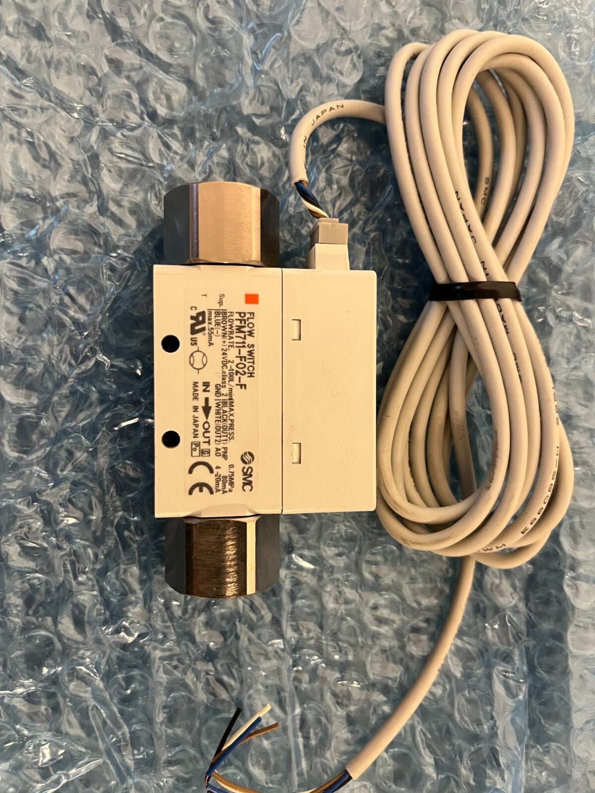 SMC PFM510-F01-2 Digital Flow Switch with Display – New, Made in Japan