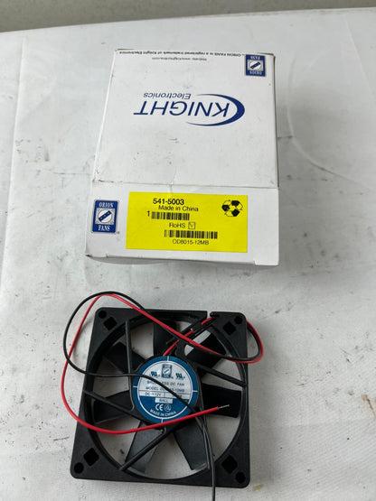 Orion OD8015-12MB Brushless DC Cooling Fan 12V 0.12A Ball Bearing New Spare