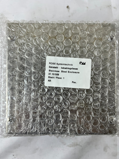 Rose Systemtechnik 37.151508 Stainless Steel Enclosure Junction Box New Unit