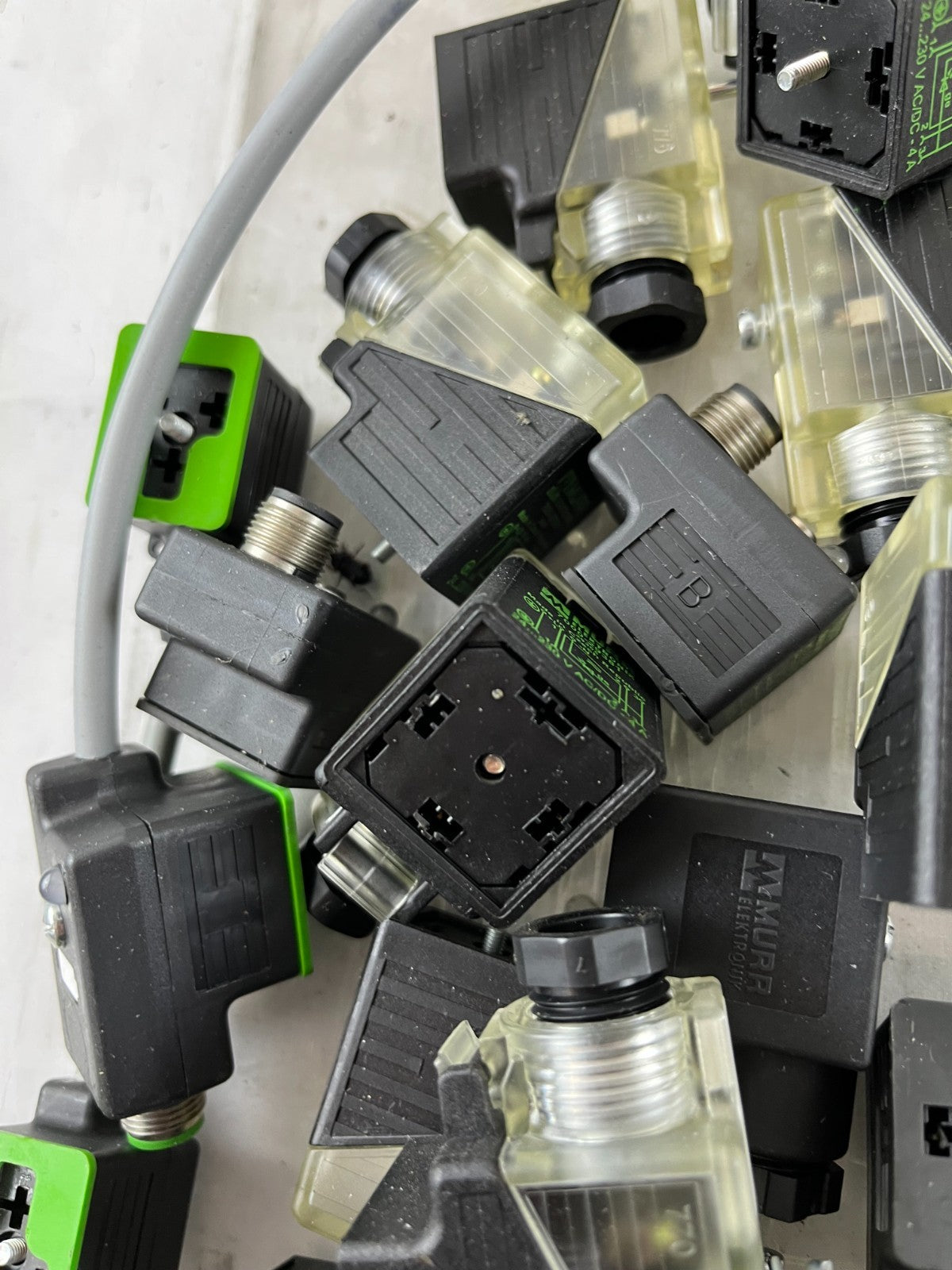Murr Elektronik Valve Connector Plug DIN 43650 Solenoid Mixed Lot Spare Units