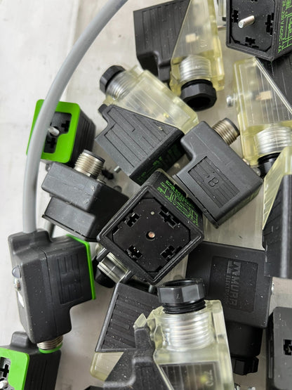 Murr Elektronik Valve Connector Plug DIN 43650 Solenoid Mixed Lot Spare Units