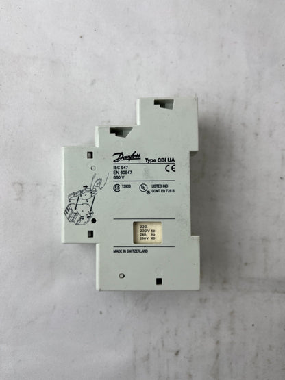 Danfoss CBI UA Undervoltage Release 220-240V 50/60Hz 660V Used Spare Unit