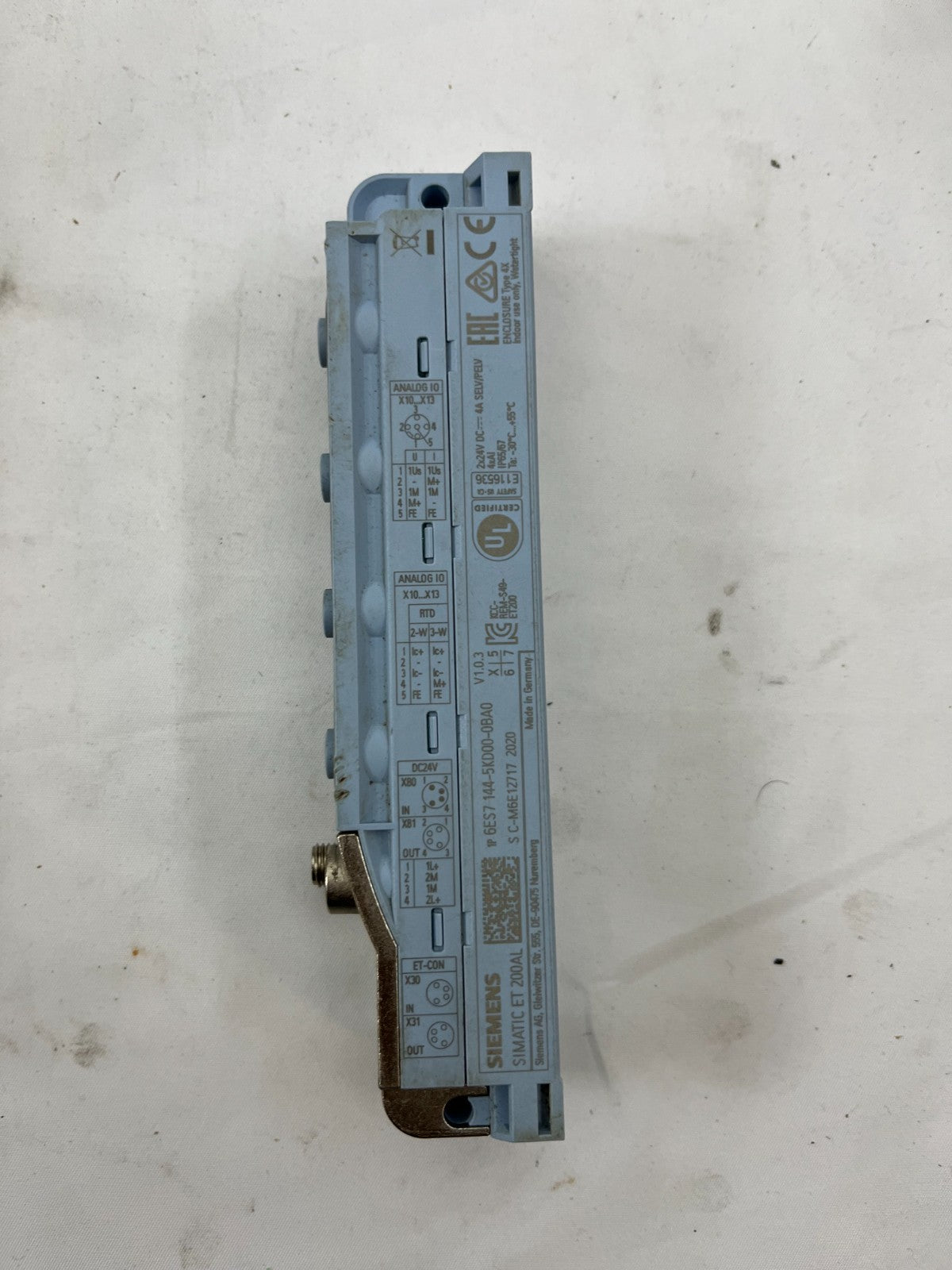 Siemens SIMATIC ET 200AL Analog Input Module 6ES7144-5KD00-0BA0 AI 4xU/I/RTD