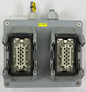 DKC Cosimec 65302 Aluminum Junction Box, 2x 16A/500V Connectors, IP66/67 Used