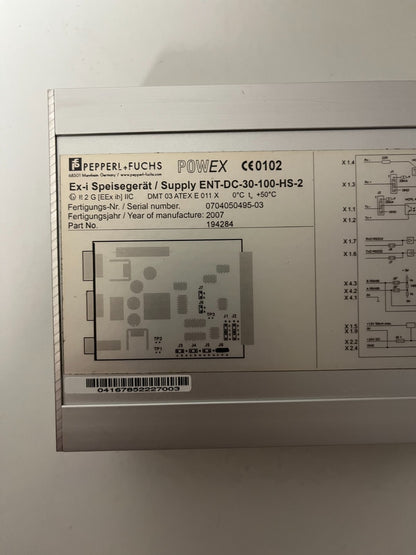 Sartorius PR 5101/60a Industrial Controller - ENT-DC-30 Ex-Proof Power Supply