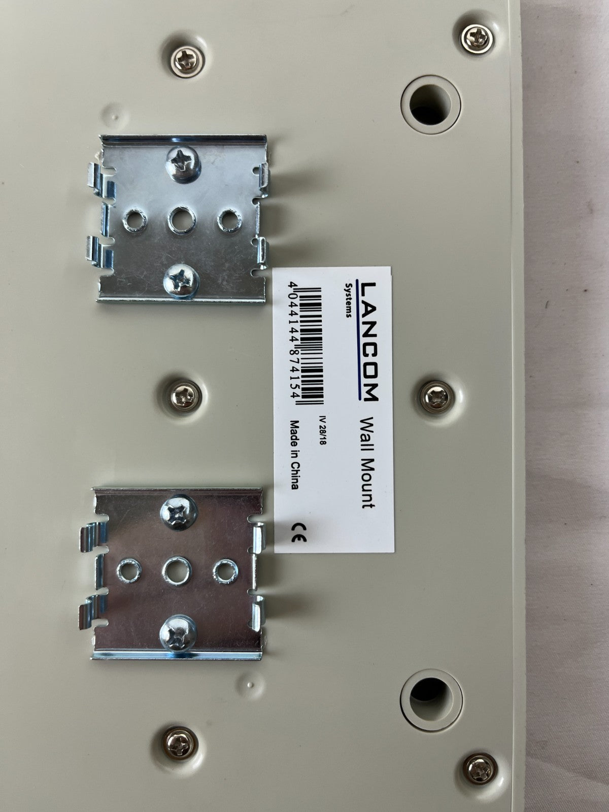 LANCOM Systems Wall Mount Mounting Plate Bracket DIN Rail Network Used Spare