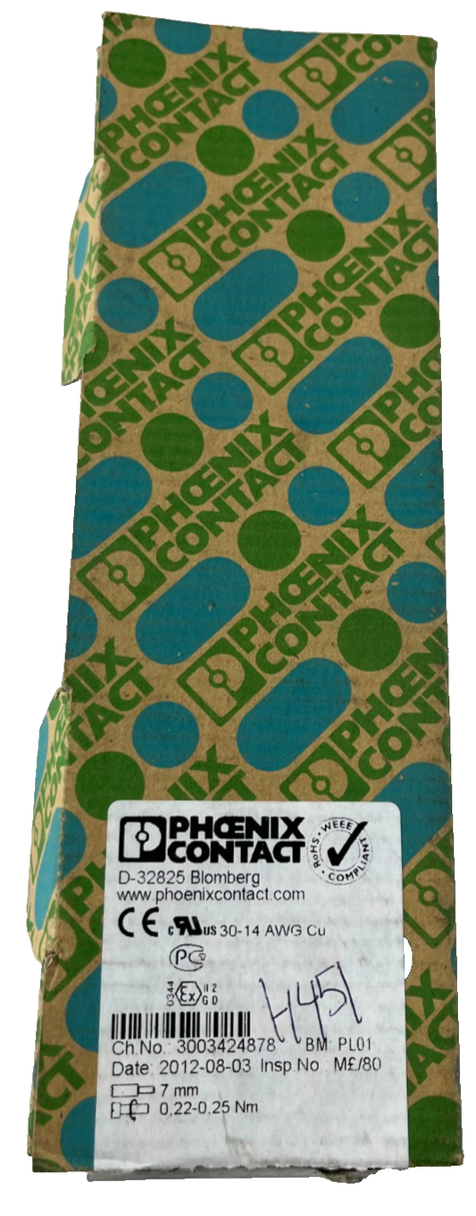 Phoenix Contact UK 5 N Terminal Block 3004362 DIN Rail 50 Pcs NEW Germany Box