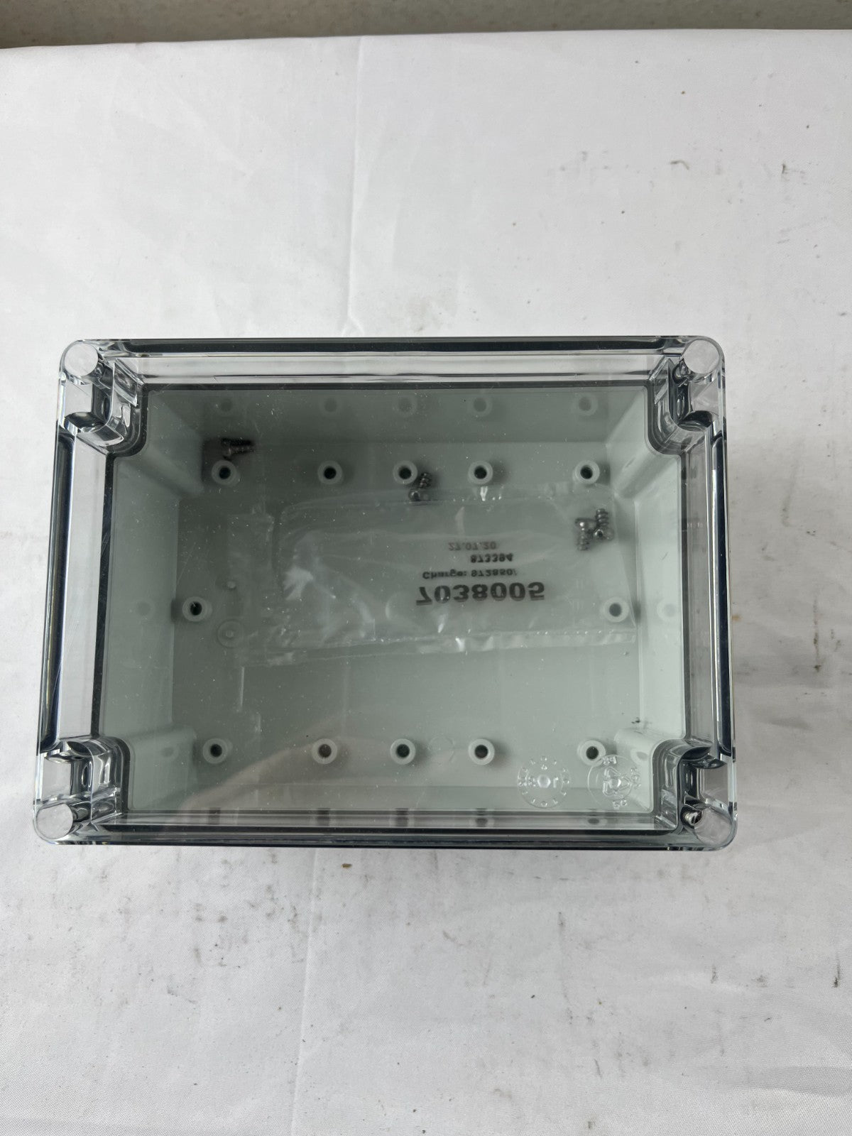Fibox 703805 Enclosure Clear Lid 148x88mm Grey Base New Spare Unit
