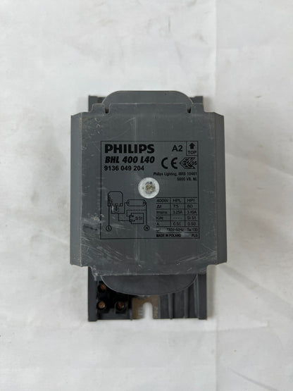Philips BHL 400 L40 Ballast 9136049204 400W HPL HPI 230V Used Spare Unit
