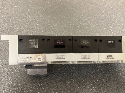 Festo CPX Pneumatic Manifold Assembly with VMPA1-FB-EMS-8 Valves and Accessories