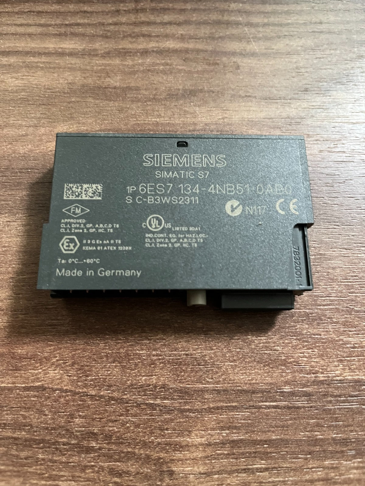Siemens SIMATIC S7 ET200S 6ES7 134-4NB51-0AB0 2AI RTD  Analog Input Module Used