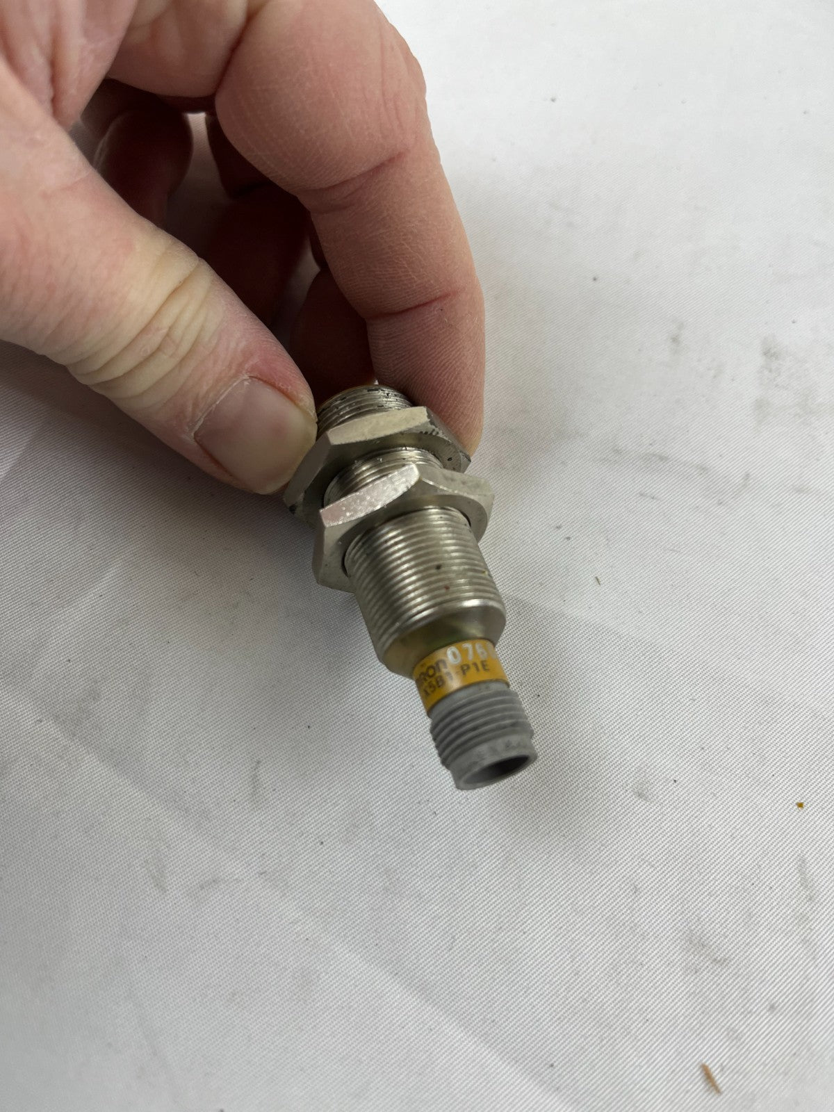 Omron TL‑X5B1‑P1E Inductive Proximity Sensor 5 mm Range 12–24 VDC M18 M12 USED