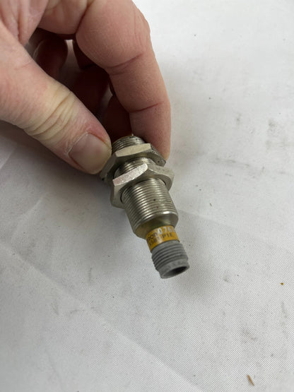 Omron TL‑X5B1‑P1E Inductive Proximity Sensor 5 mm Range 12–24 VDC M18 M12 USED