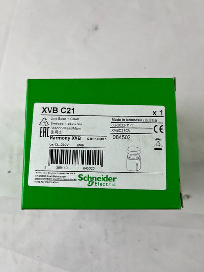 Schneider Electric XVBC21CA Harmony XVB Base Unit + Cover 70 mm Tower Light