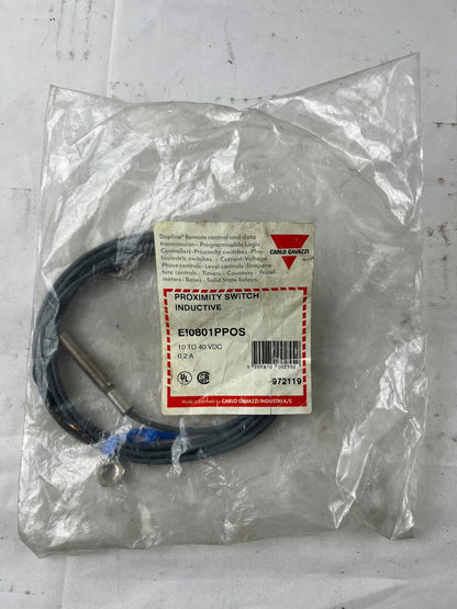 Carlo Gavazzi EI0801PPOS Inductive Proximity Switch 10–40 VDC 0.2A New NOS