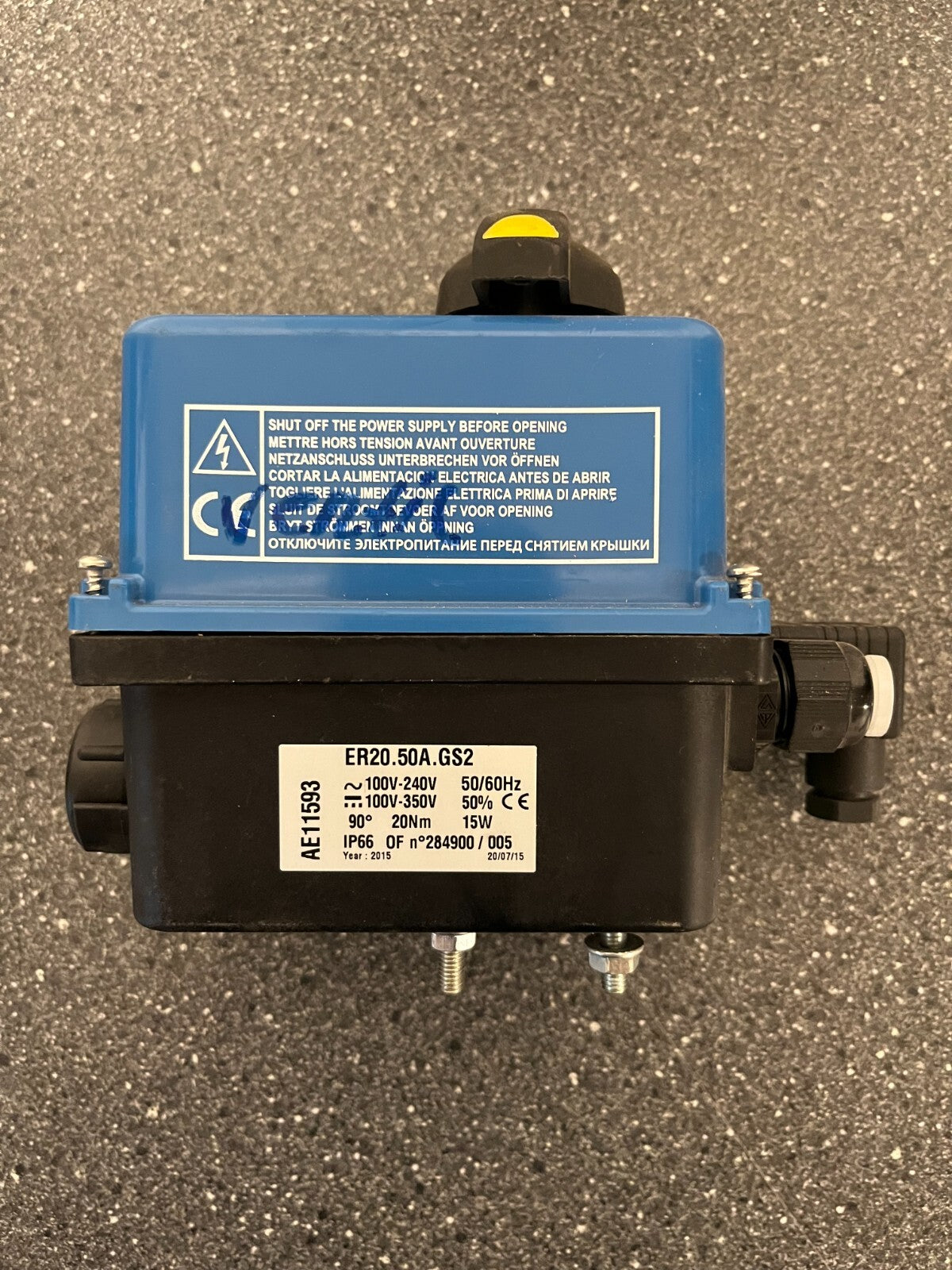 SOCLA Electric Actuator ER20.50A.GS2, 100-240V/100-350V, IP66, Tested & Working