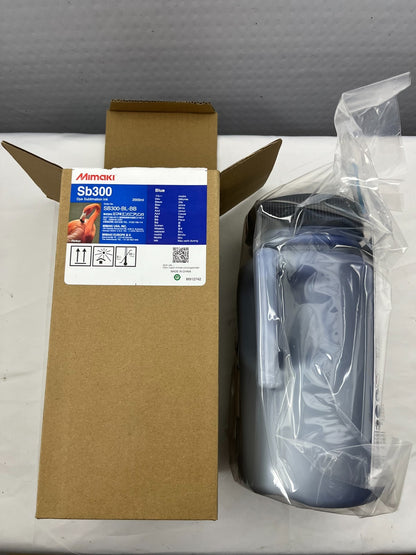 Mimaki Sb300-BL-BB Blue Dye Sublimation Ink 2000ml Genuine Sealed, Exp 09/2025