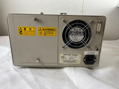 Hamamatsu Photocure 200 UV Spot Light Source L7212-02 UV6 Industrial Used