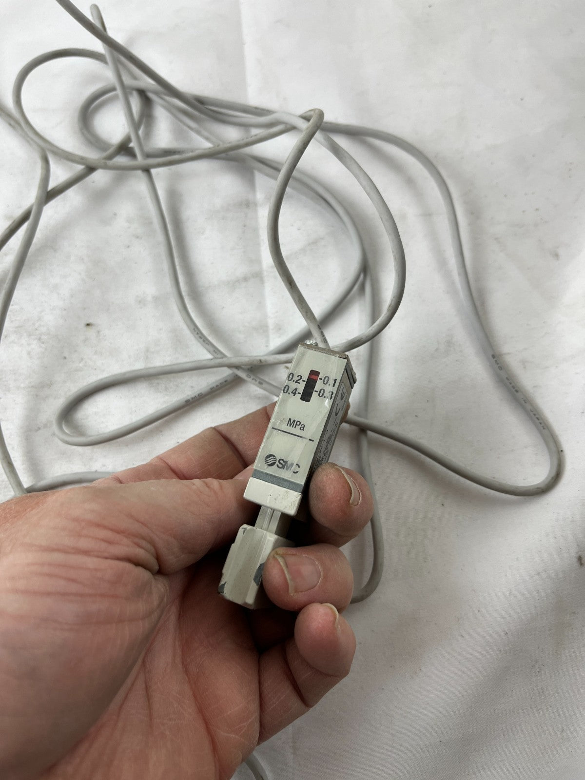 SMC IS10M-20-L-A Digital Pressure Switch Sensor 100VAC/DC Used Spare Unit