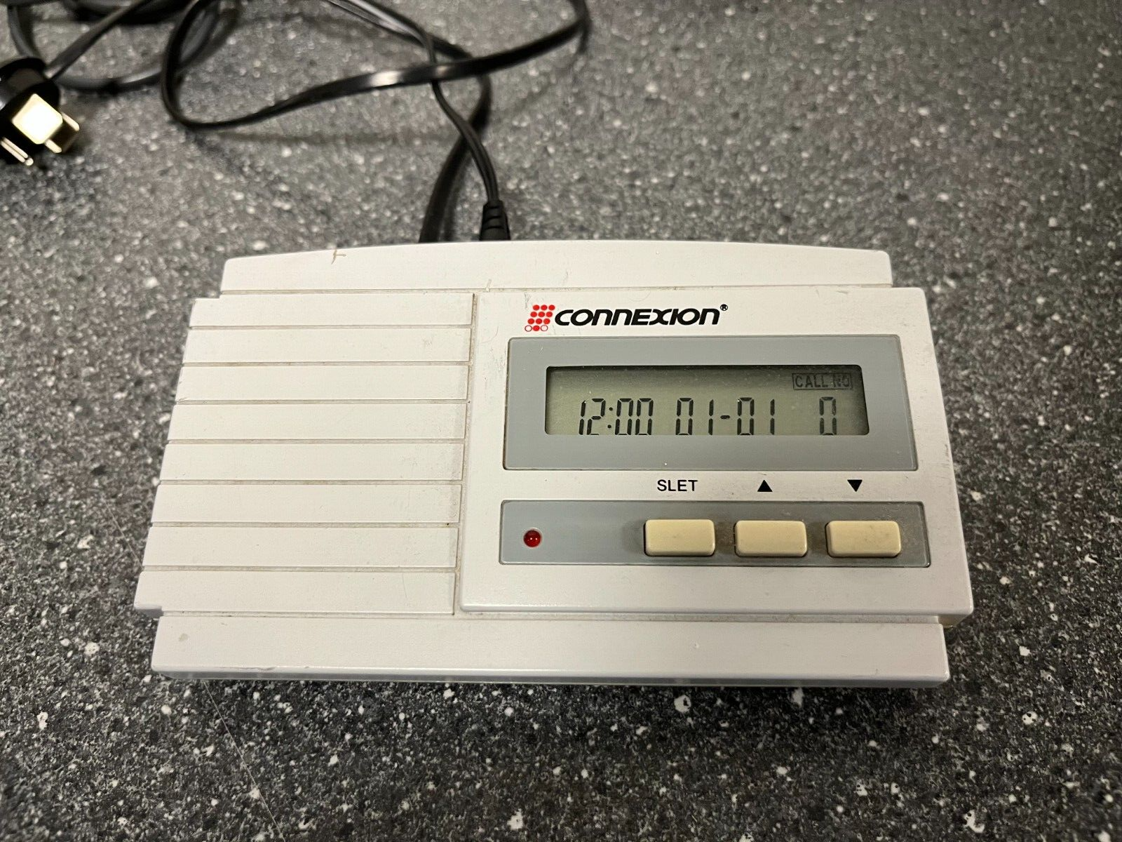 Vintage Connexion Telecom Caller ID Unit ID 30 with Power Adapter, Working