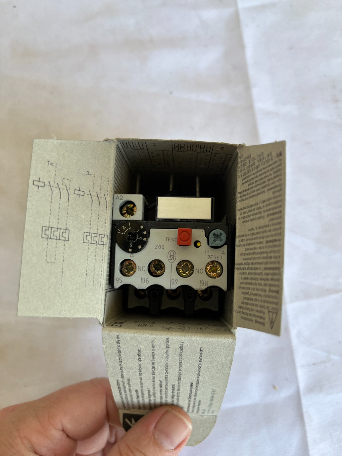 Moeller Z00-6 Motor Overload Relay 4-6A New in Box - Spare Unit