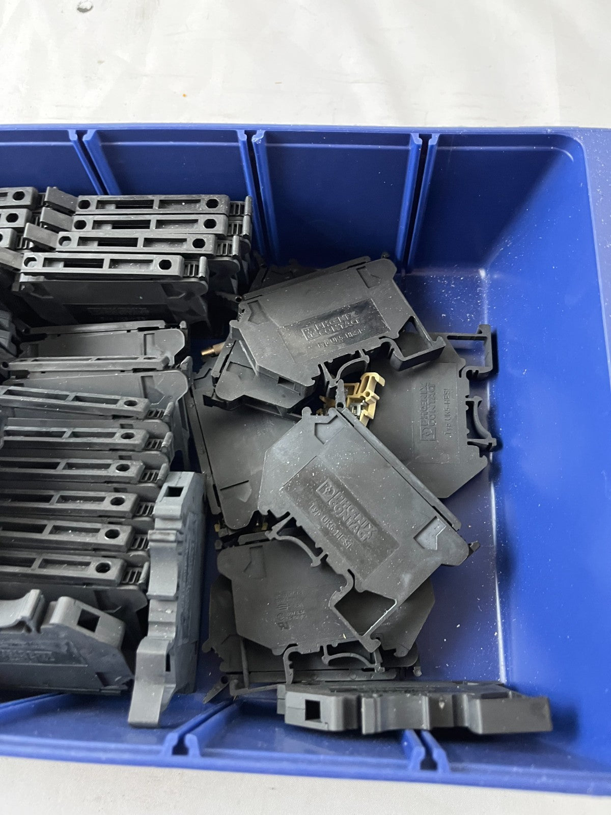 Phoenix Contact UK5-HESI Fuse Terminal Blocks DIN Rail Lot Used Spares