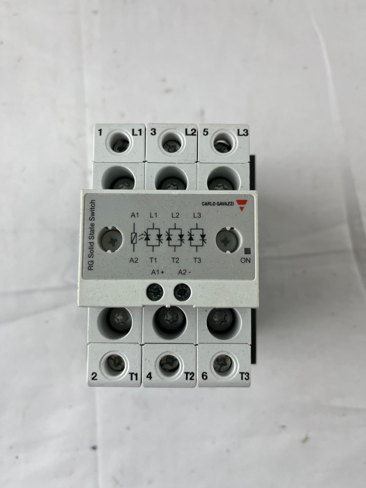 Carlo Gavazzi RGC3A60A25KKE 3-Phase Solid State Contactor 25A 42–660Vac Used