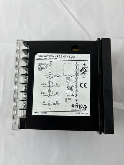 Omron E5EN-R3GMT-500 Digital Temperature Controller PID 48x96mm 3-Output Japan