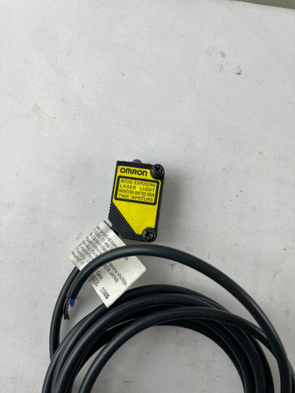 Omron E3Z-LI61 Laser Photoelectric Sensor 10-30VDC Cable Used Spare Unit