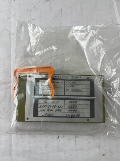 Schleicher Electronic 4.30.1.01 4Kx16 Speicher‑Kassette UV‑löschbar Program