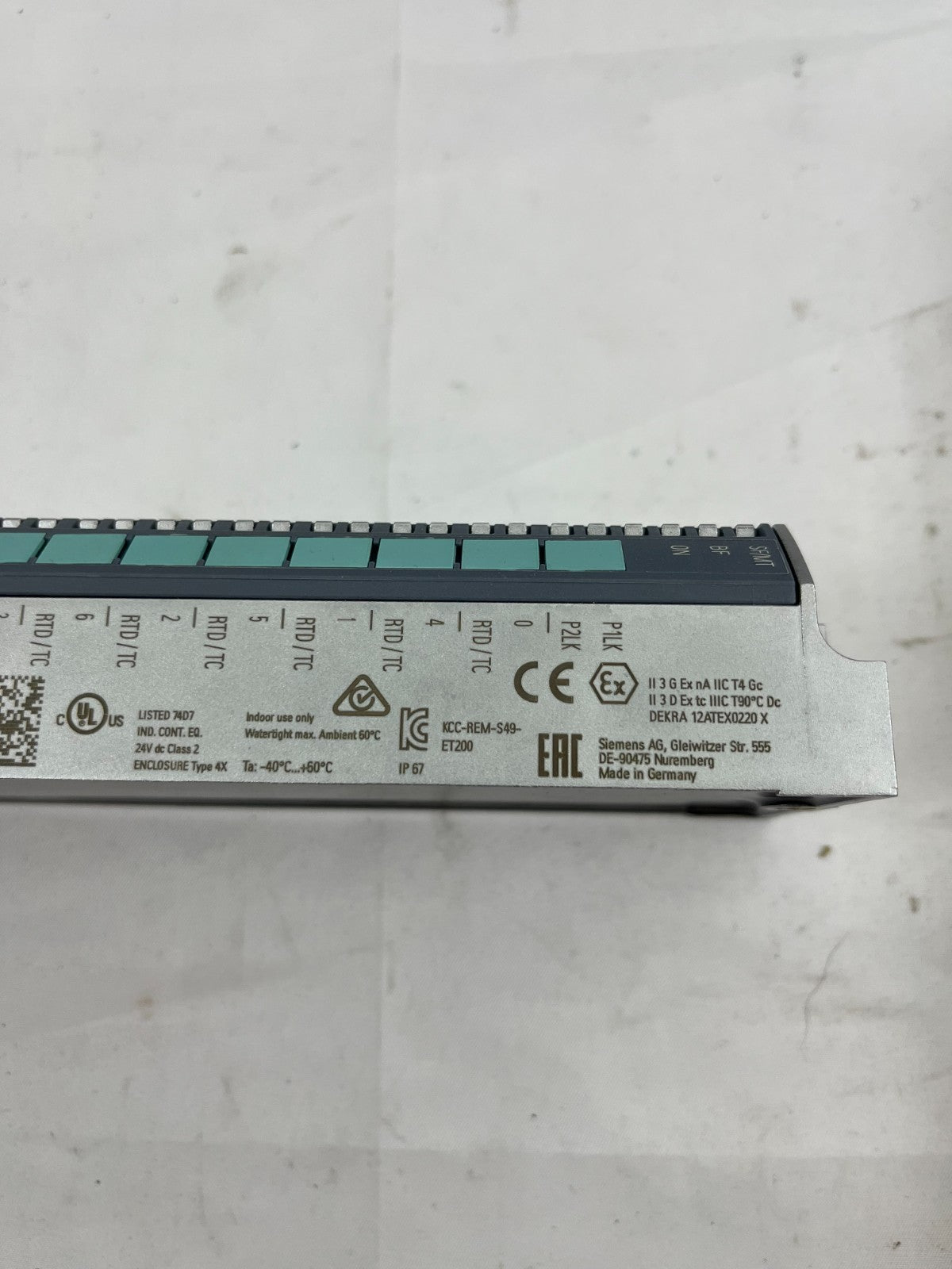 Siemens ET 200eco PN Analog Input Module 6ES7 144-6KD50-0AB0 | 8 AI RTD/TC Used