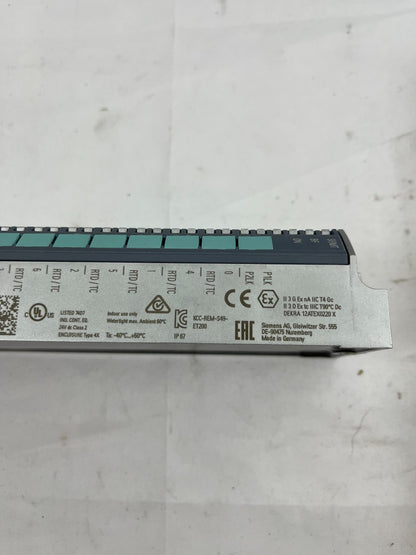 Siemens ET 200eco PN Analog Input Module 6ES7 144-6KD50-0AB0 | 8 AI RTD/TC Used