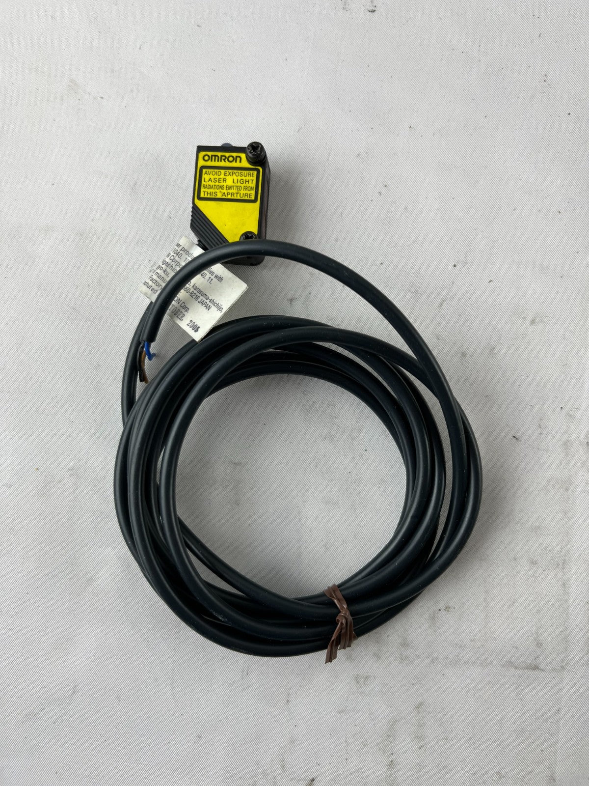 Omron E3Z-LI61 Laser Photoelectric Sensor 10-30VDC Cable Used Spare Unit