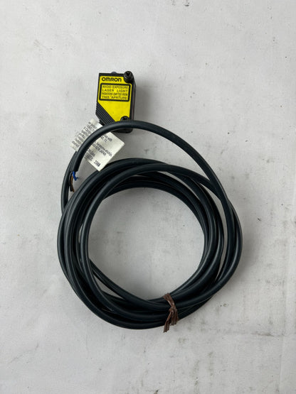 Omron E3Z-LI61 Laser Photoelectric Sensor 10-30VDC Cable Used Spare Unit