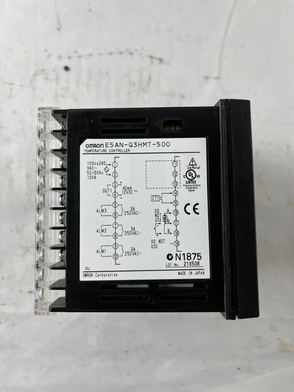 Omron E5AN-Q3HMT-500 Digital Temperature Controller 100–240VAC New Unused
