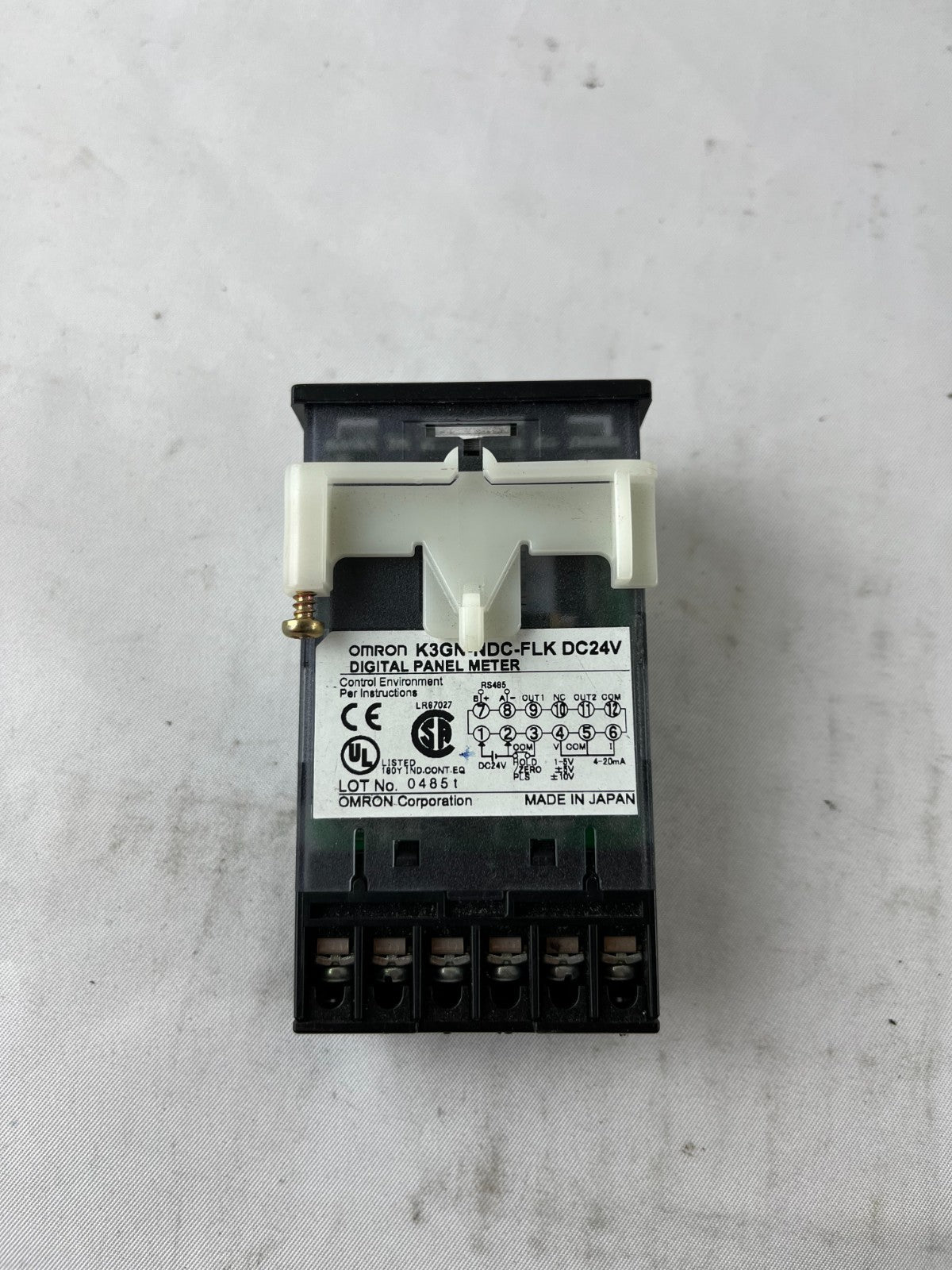 Omron K3GN-NDC-FLK DC24V Digital Panel Meter 4-20mA Used Spare Unit