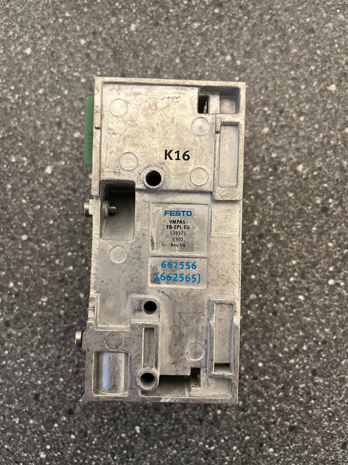 Festo VMPA1-FB-EPL-EU Valve Manifold Block - Used, Part #533371, E302