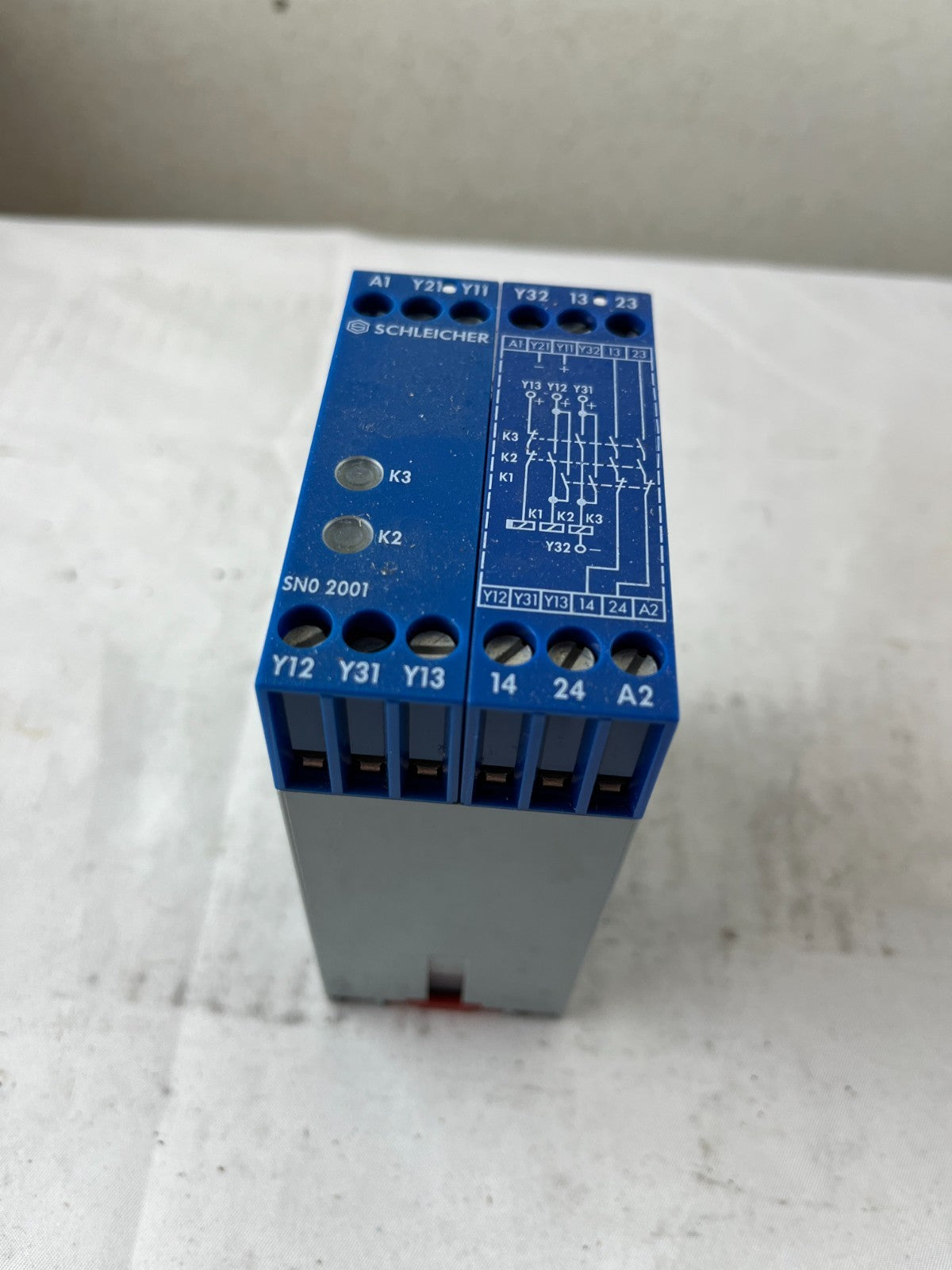 Schleicher SNO 2001-115(C) Safety Relay 115VAC 2NO 6A USED Spare Part