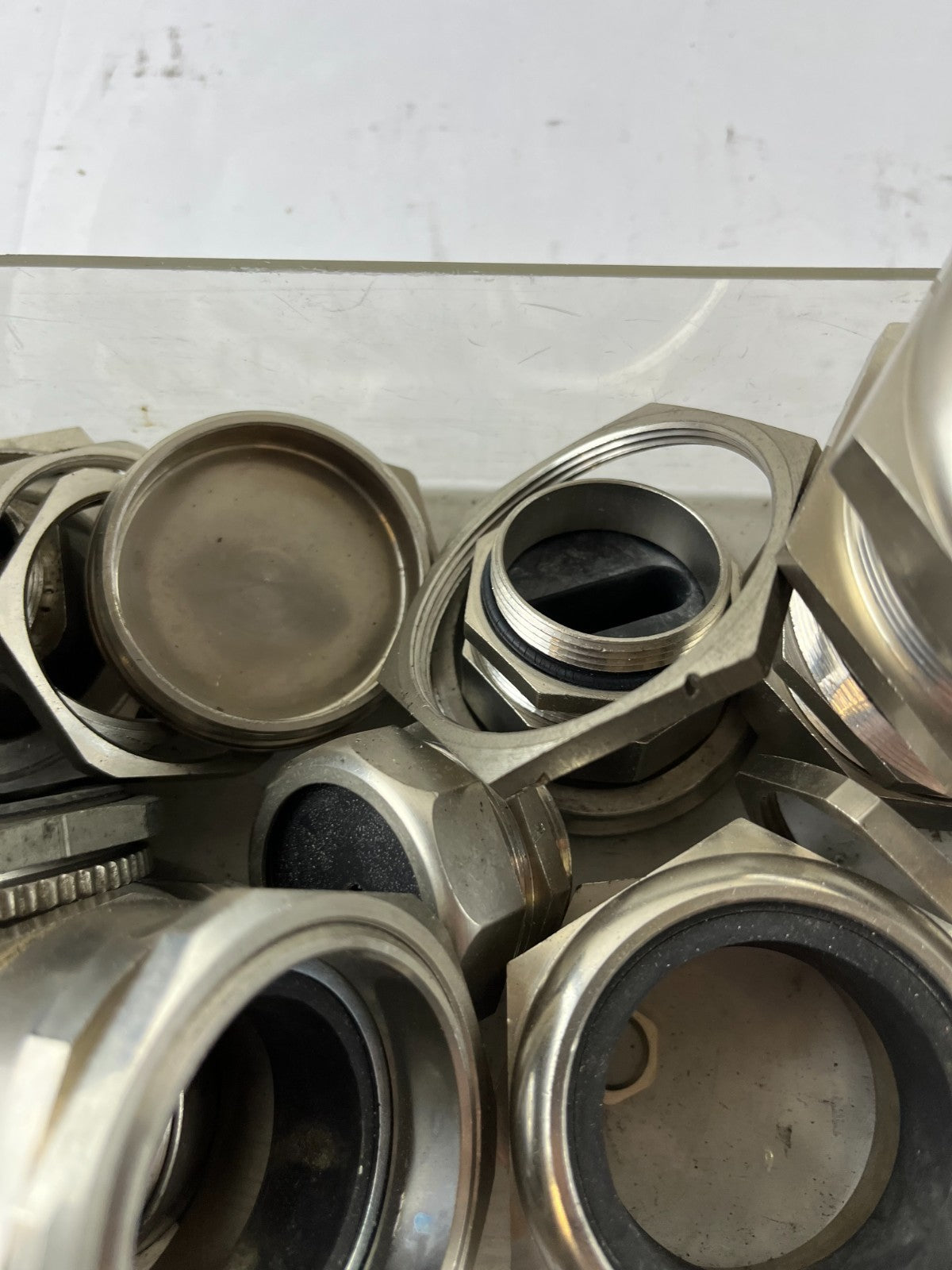 Stainless Steel Sensor Bulkhead Fittings M50 IP68 Bundle Used Spare Parts