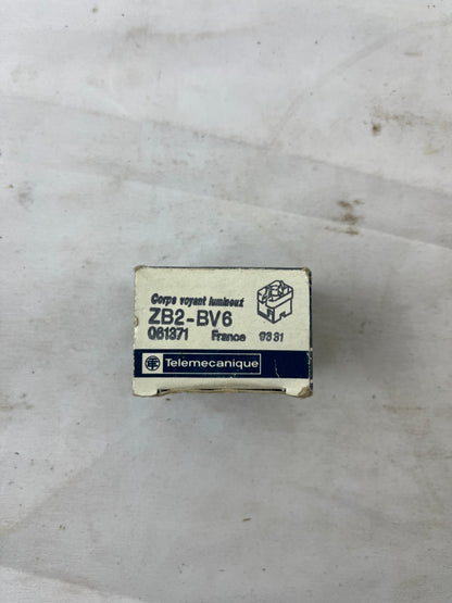 Telemecanique ZB2BV6 Pilot Light Body Indicator Holder New NOS France Spare