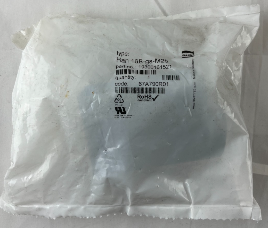 Harting Han 16B-gs-M25 Industrial Connector Hood Housing 19300161521 NEW