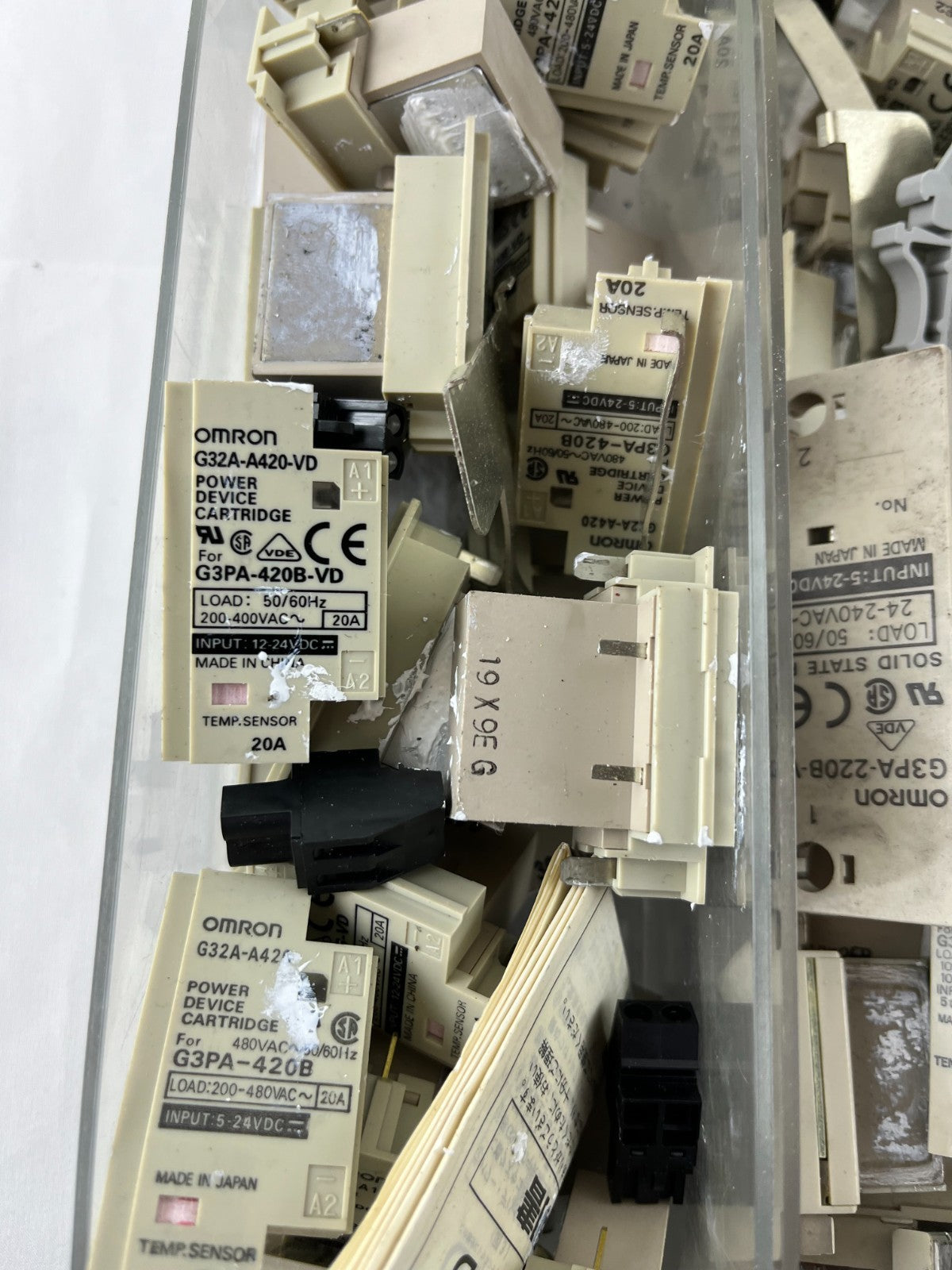 Omron G3PA-420B-VD Solid State Relay Lot 20A SSR Power Cartridges G32A-A420-VD