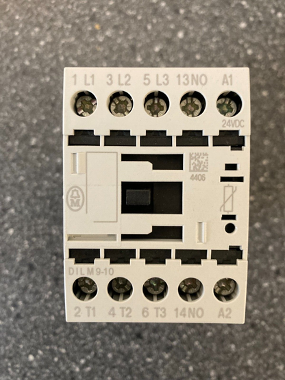 New Moeller DILM9-10 Relay Contactor 4kW 400V 24VDC Coil – Made in Germany
