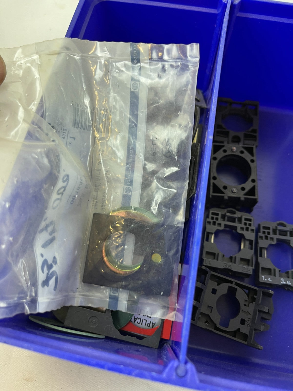 Telemecanique Schneider Harmony Pushbutton Hardware Mounting Parts Mixed Lot