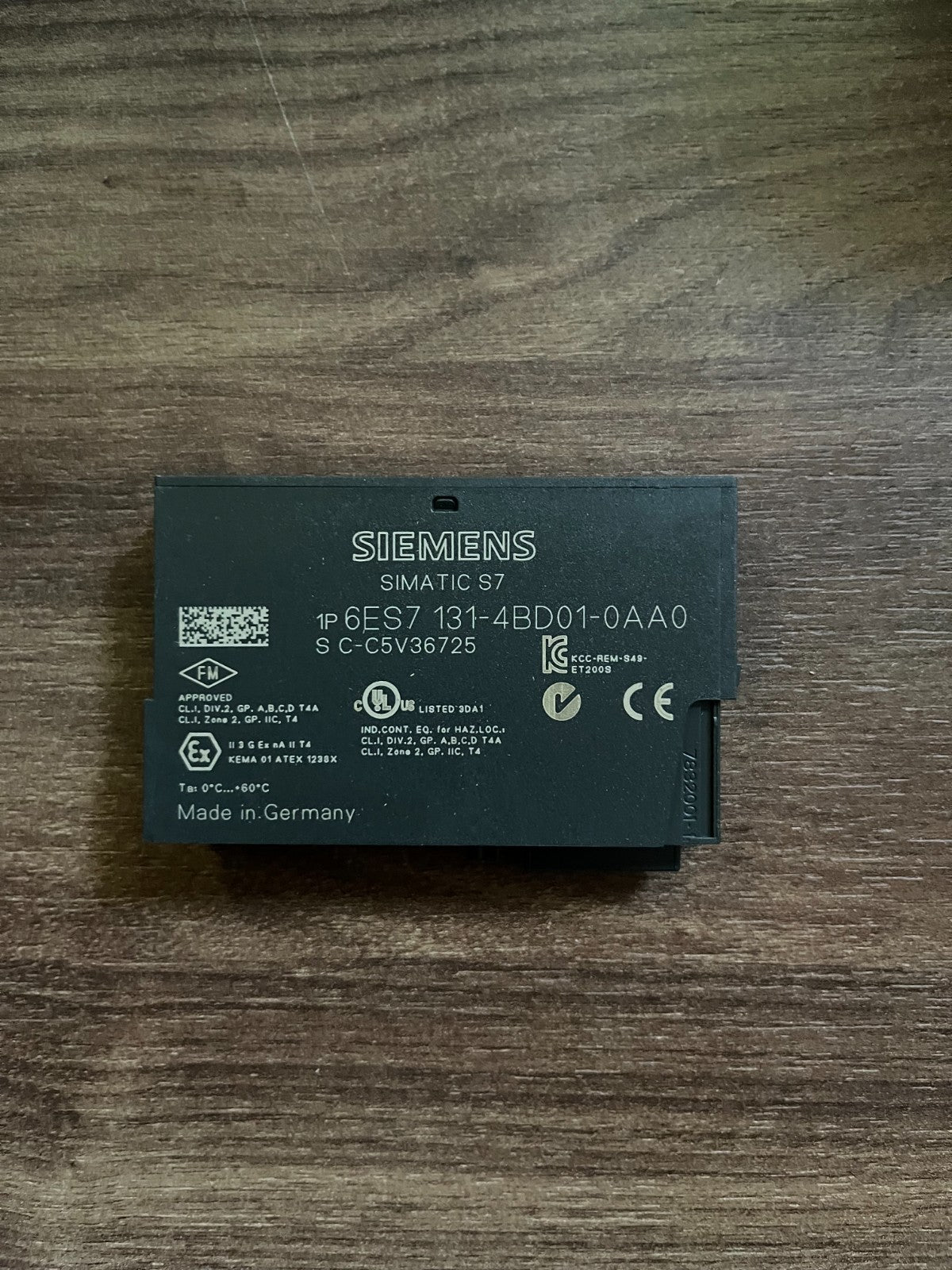 Siemens 6ES7131-4BD01-0AA0 ET200S 4DI DC24V Digital Input Module Used Working