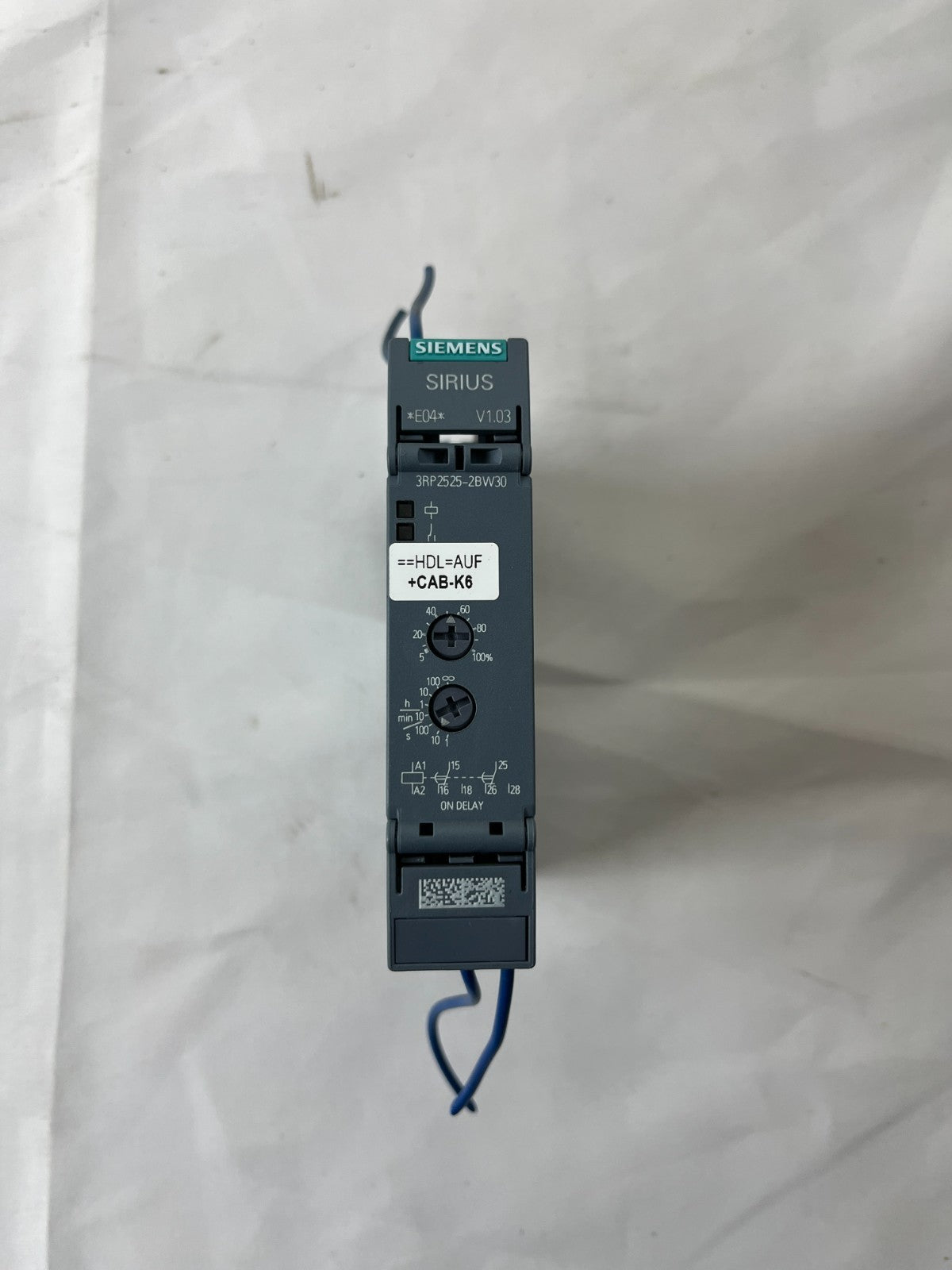 Siemens SIRIUS 3RP2525-2BW30 Time Relay On Delay 12-240V AC/DC Used Spare